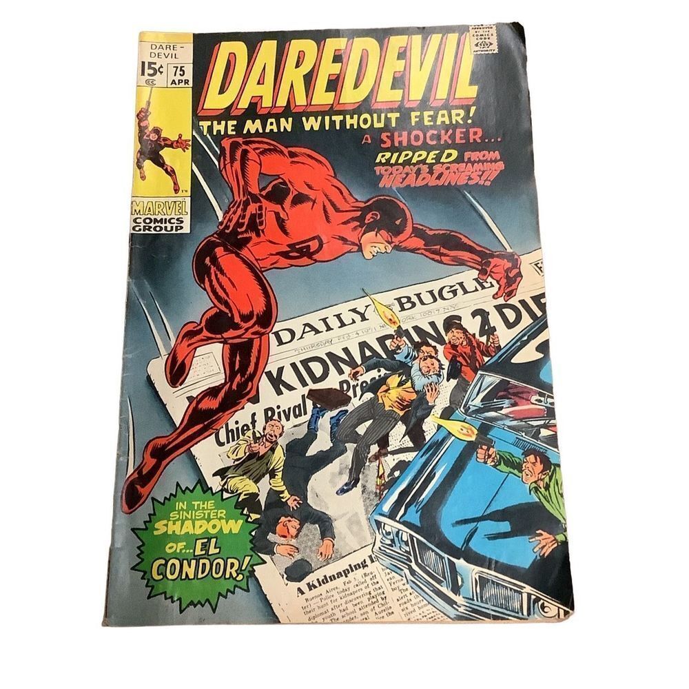 Vintage 1971 Daredevil Comic Issue 75